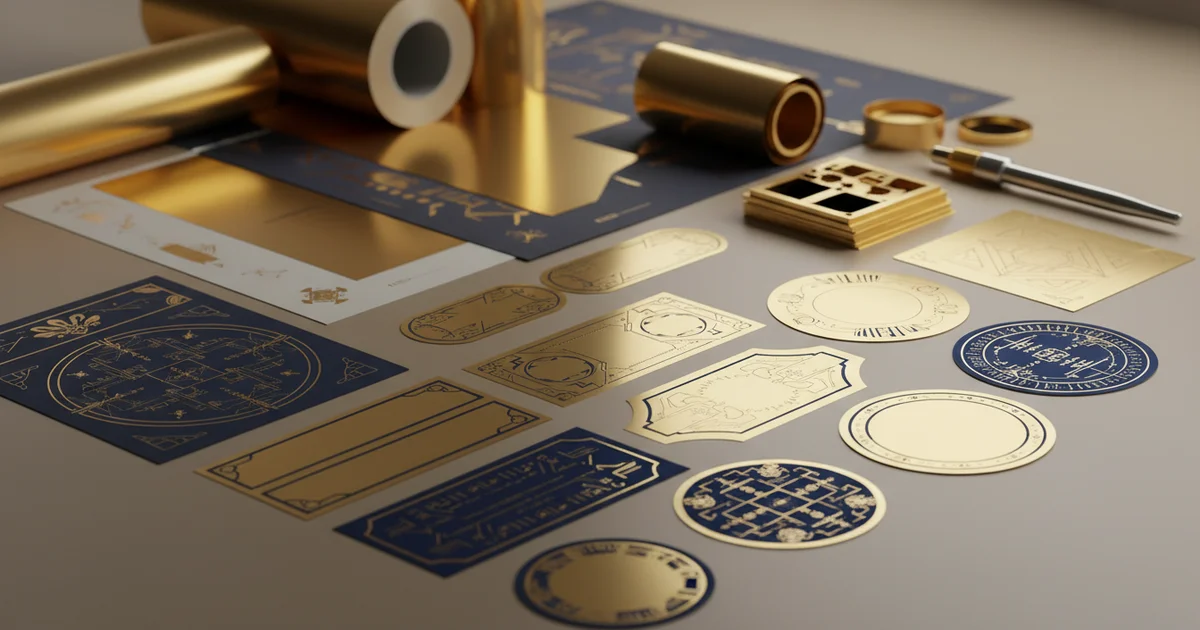 Gold Labeling Custom Printed Gold Labels: The 2026 Technical Specifier's
