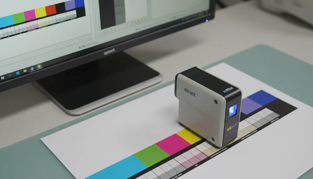 CTV measurement workflow with X-Rite eXact spectrophotometer on printed sheet