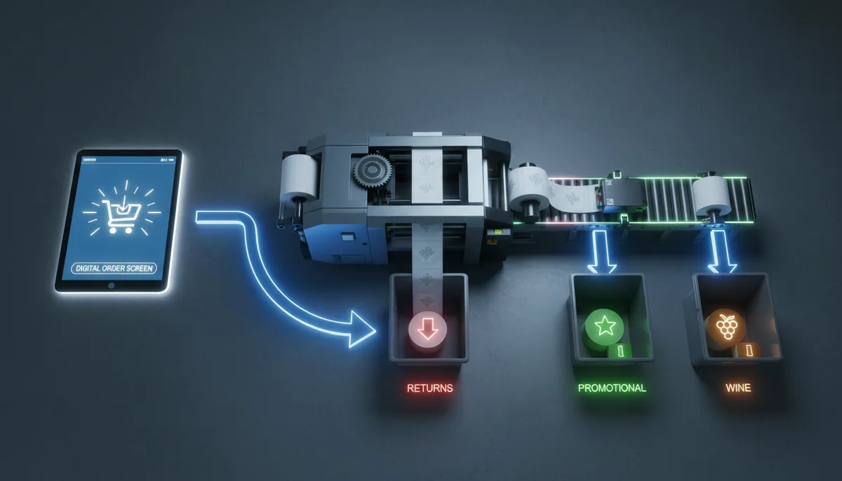 royal mail print returns label near me - centralized label production hub workflow diagram