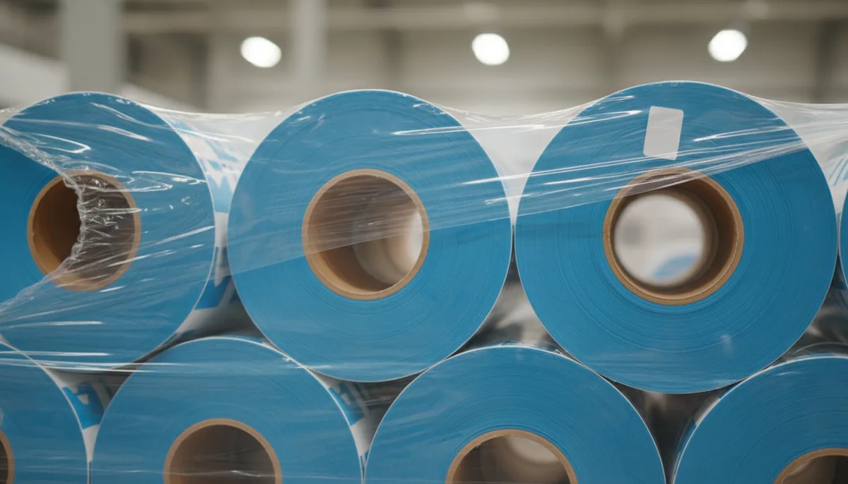 custom label printing companies usa - hub-packed custom label rolls on cores for secure shipping