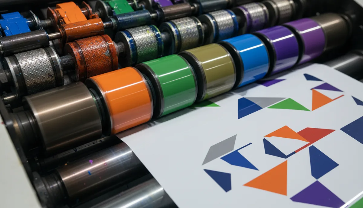 High-speed flexographic press for bulk label printing