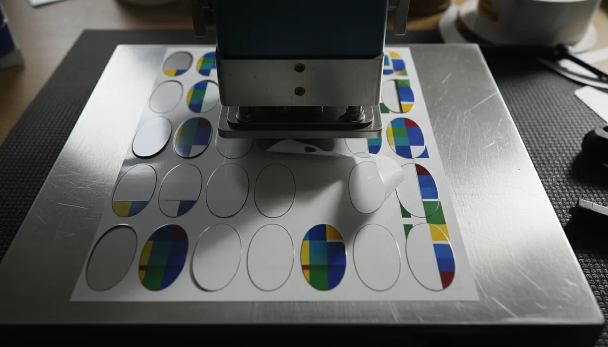 pre printed magnetic labels - precision kiss-cutting for custom-shaped magnetic labels