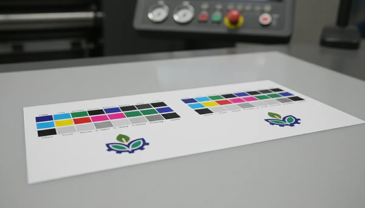 G7 color proof verification for print label and mail accuracy