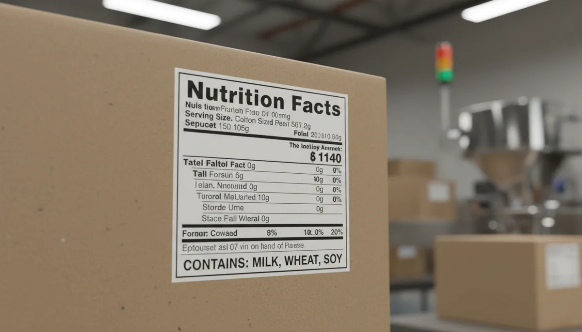 FDA food allergen labeling packaging requirements - food allergen labeling on packaging