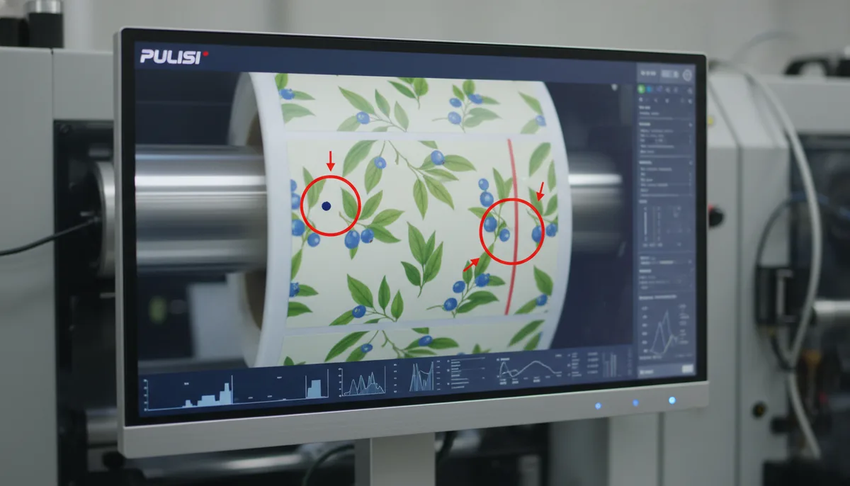 commercial label printing company ny - pULISI automated label inspection system screen detecting print defects