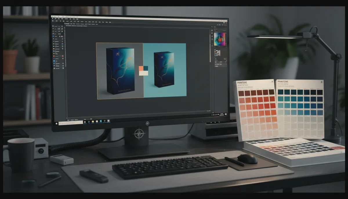 digital printing cost per unit - pre-press color check on G7-calibrated monitor for digital print